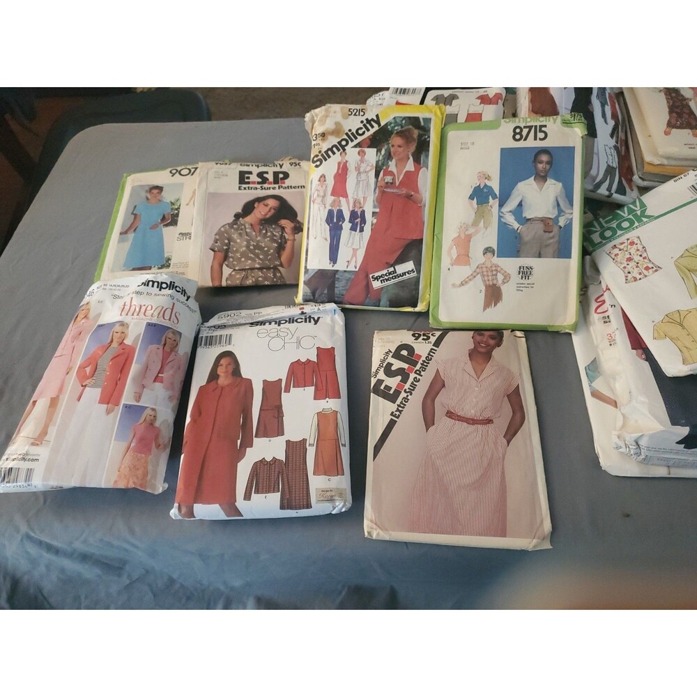 75 + Vtg SEWING PATTERNS MCCALL’S SIMPLICITY BUTTERICK VOGUE NEW LOOK SEE & SEW - Picture 6 of 14